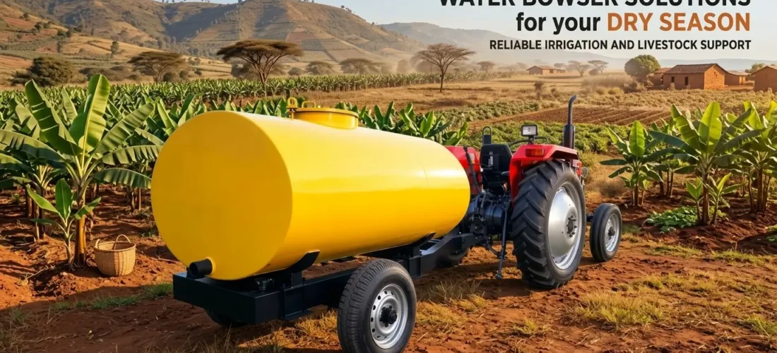 How Water Bowsers Help Ugandan Crops Survive Water Shortages