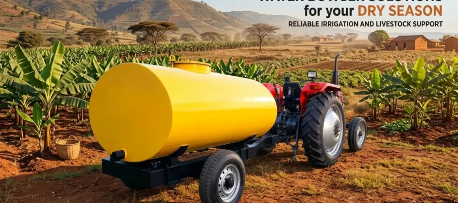 How Water Bowsers Help Ugandan Crops Survive Water Shortages